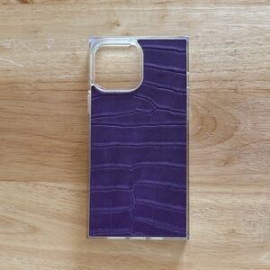 Purple Crocodile Pattern Phone Case